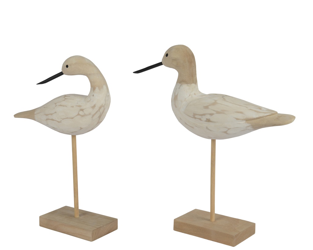 GAVIOTA MAD PAULONIA - BLANCO LAVADO - 2 SURTIDOS - PRECIO UNIDAD - L7.00-W29.00-H32.00cm