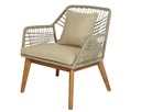 ***SEVILLE CHAIR PP ROPE BEIGE L72.00-W74.00-H80.00cm