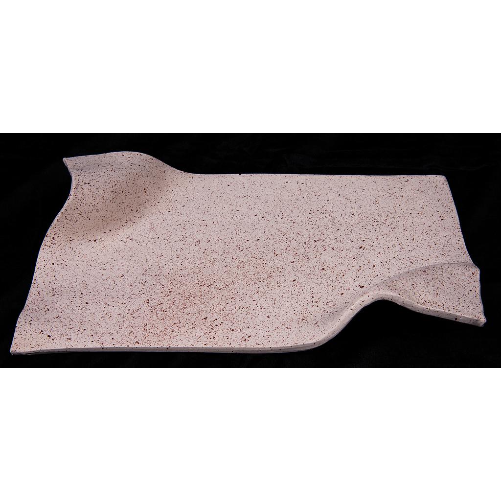 BASE CERAMICA RECTANGULAR-NATURAL -20X28CM