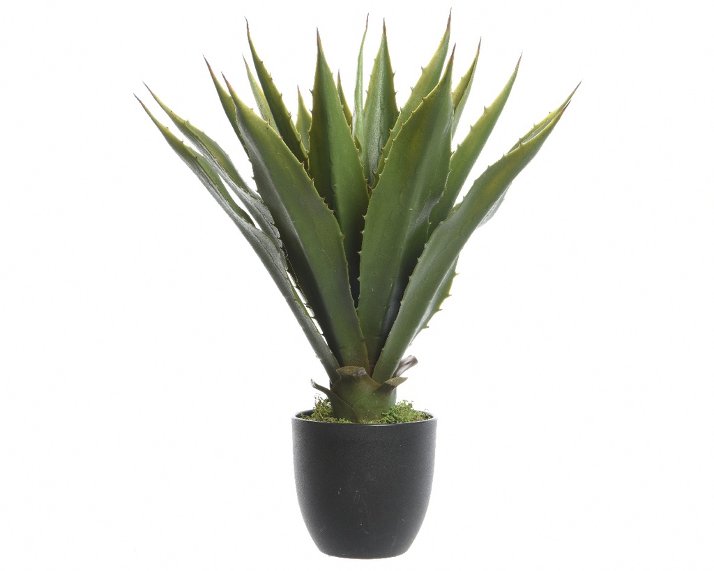 AGAVE EN MACETA - 40X45CM - MUY REAL Y DECORATIVO- IDEAL PARA PATIO Y TERRAZA