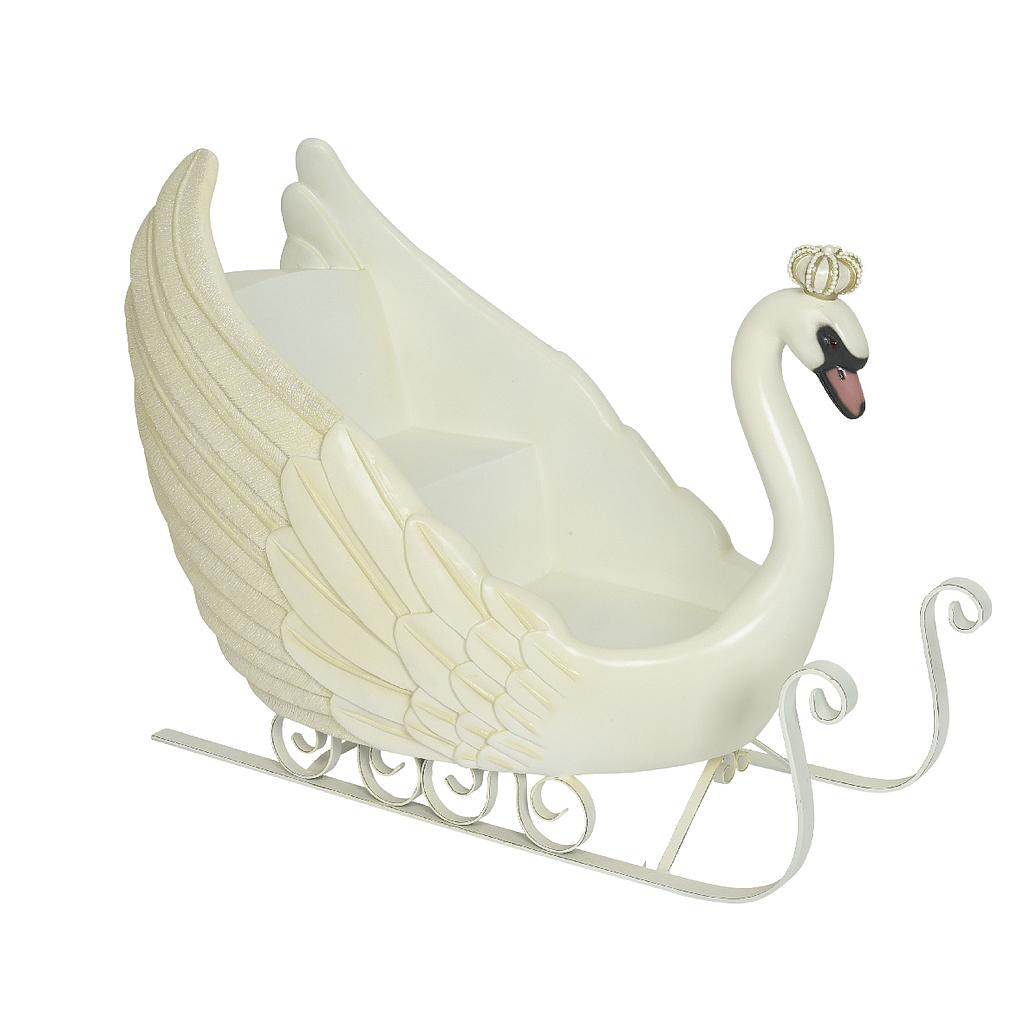 CISNE TRINEO FIBRA 98X55X74CM BLC