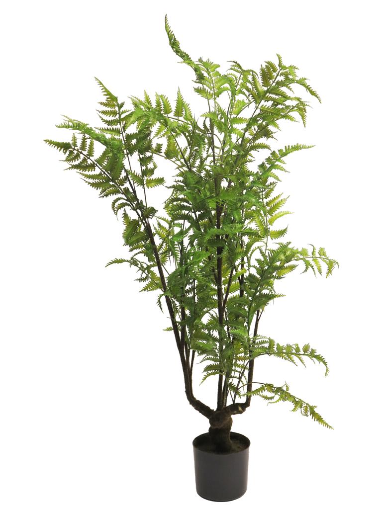 FOUGERES EN POT - VERTES - 88CM