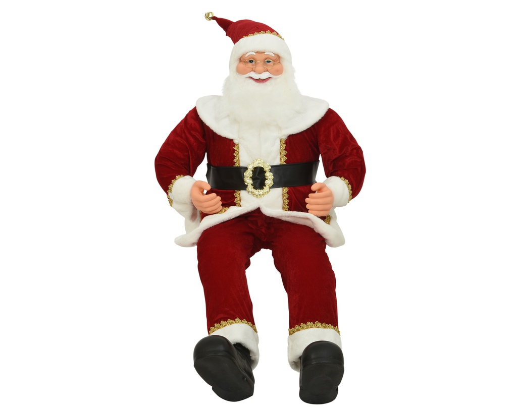 PES SITTING SANTA BENDABLE L60-W60-H140CM