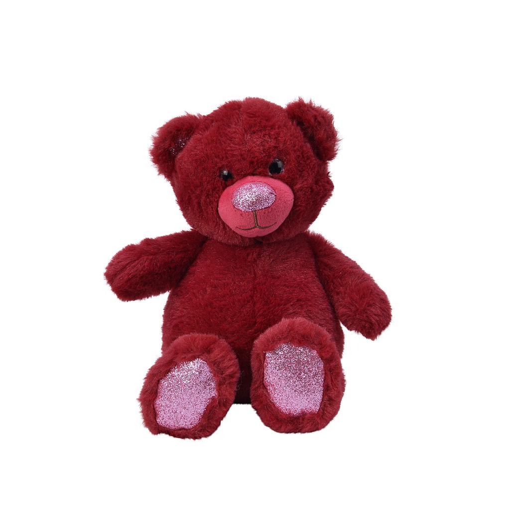 OSO PELUCHE ROJO 35CM