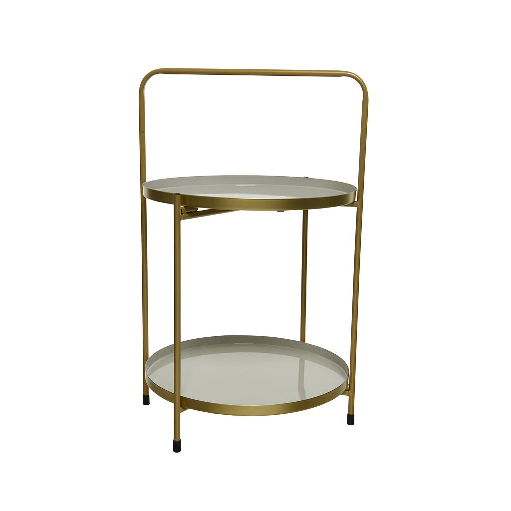 SIDE TABLE IRON DIA37.50-L37.50-W37.50-H58CM