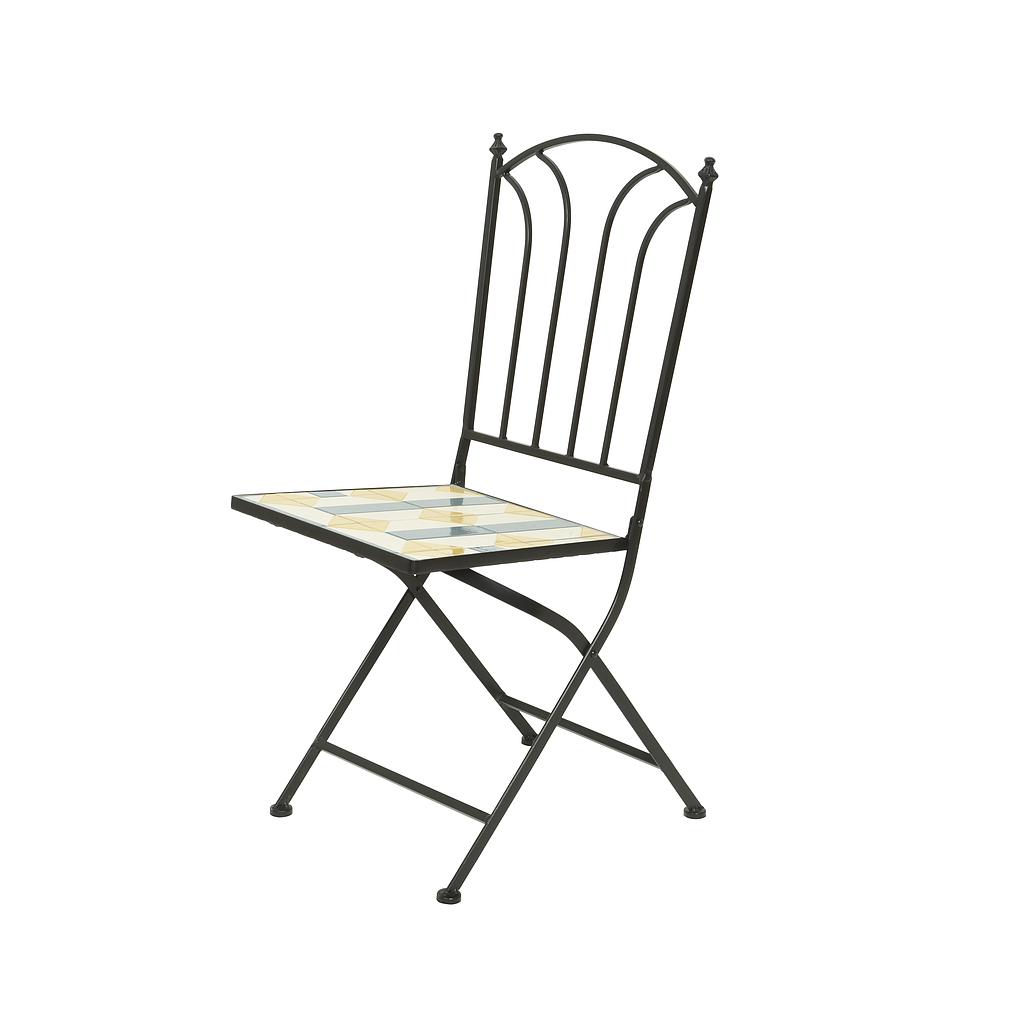 ORLEANS BISTRO CHAIR IRON L37-W38.50-H93.50CM