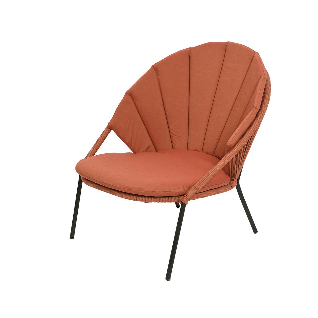 SAN MONICA LOUNGE CHAIR PP ROP L80-W73-H78CM