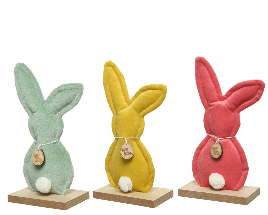 BUNNY POLYESTER VELVET L5-W11-H24CM