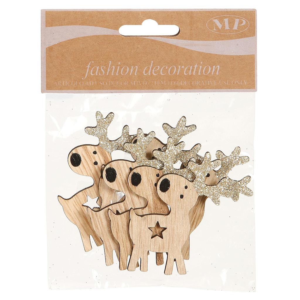 ****DEER HEAD W/STICKER (6 PCS) CM5,2X0,2X5,5 (copia)