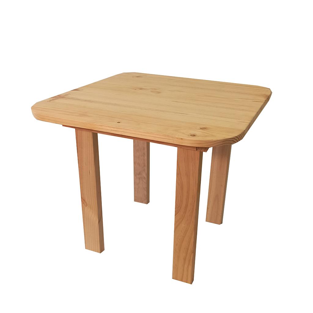 MESA NIÑO/A MADERA DE PINO 60X60X45CM