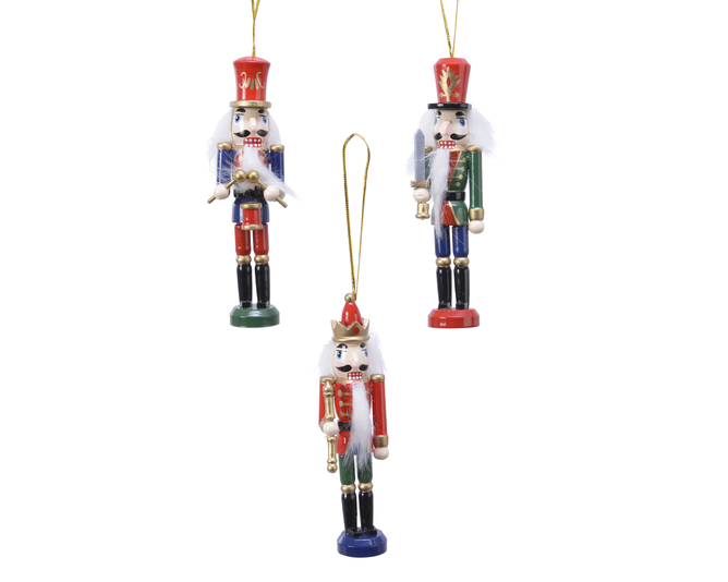 FIRWD NUTCRACKER W HANGER 3ASS L4-W3-H12.50CM