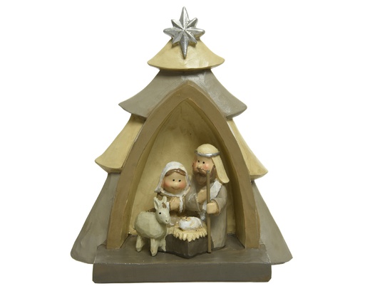 NATIVITY POLY L13-W5-H15.50CM