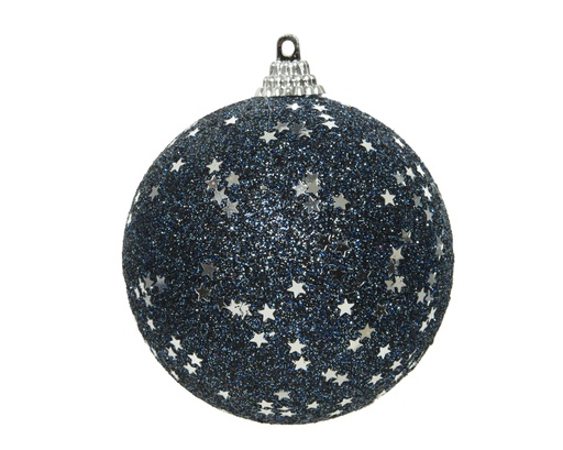 BAUBLE FOAM SILVER STAR DIA8CM