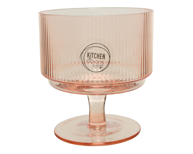 COUPE A DESSERT/APERO CRISTAL - ROSE