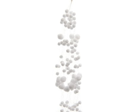 SNOW GARLAND POLYESTER L4-W135-H4CM