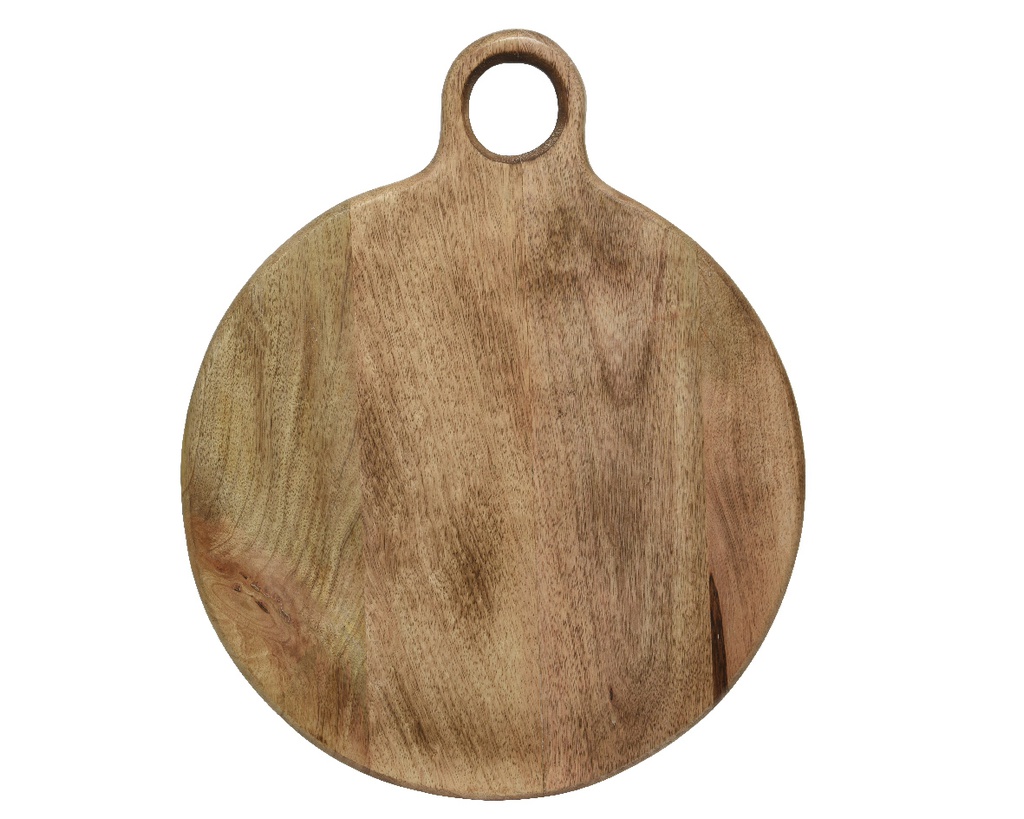 MANGO WOOD CHOP BOARD BURNED L48-W40-H2CM