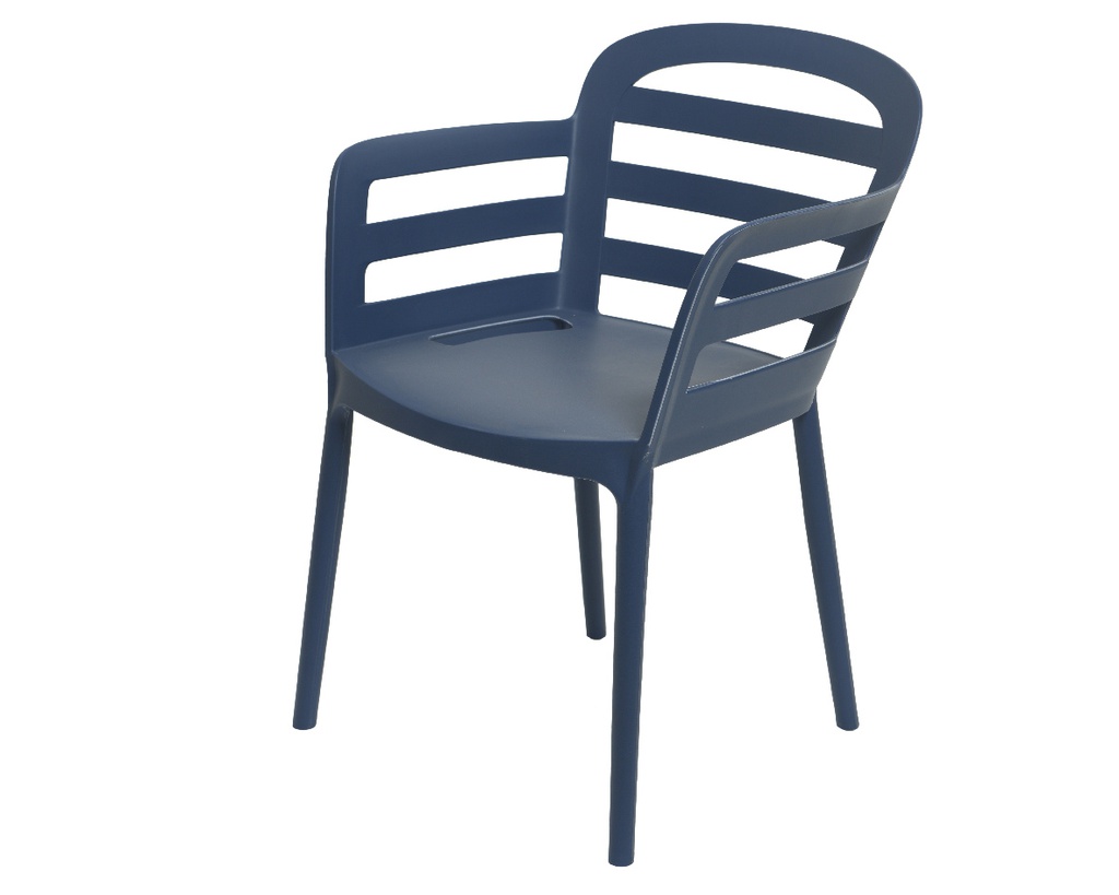 SILLA BOSTON EXTERIOR AZUL  - APILABLE