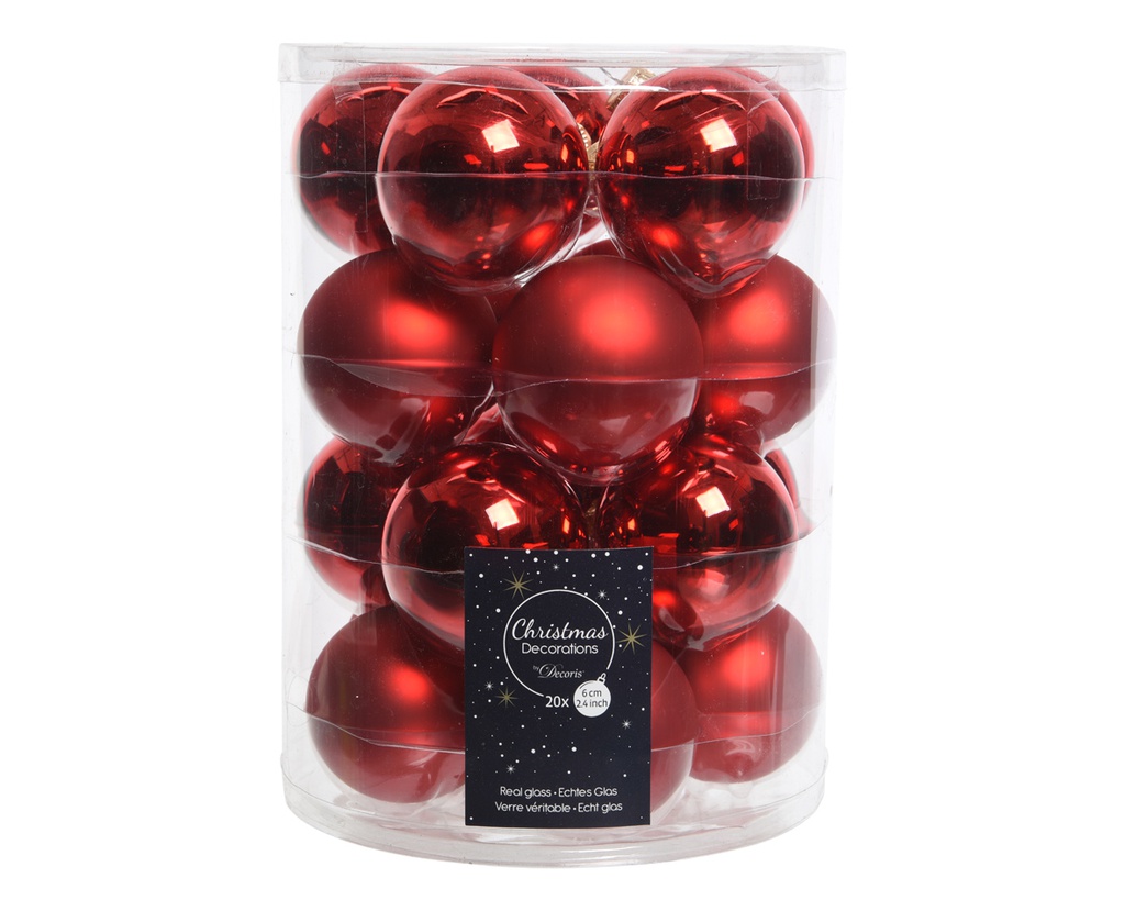 BAUBLES GLASS DIA6CM