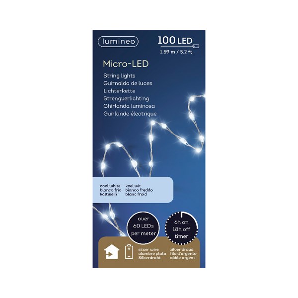 TIRA MICRO EXTRADENSE 159CM-100LED/FRI/BAT/6H