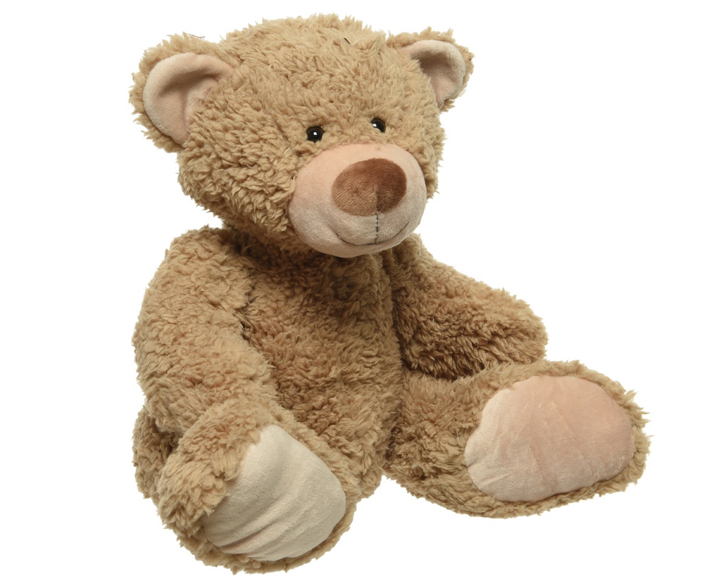 PLUSH BEAR TEDDY SITTING L18-W18-H20CM