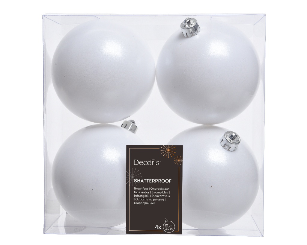 SH.PROOF PLAIN BAUBLES MATT DIA10CM