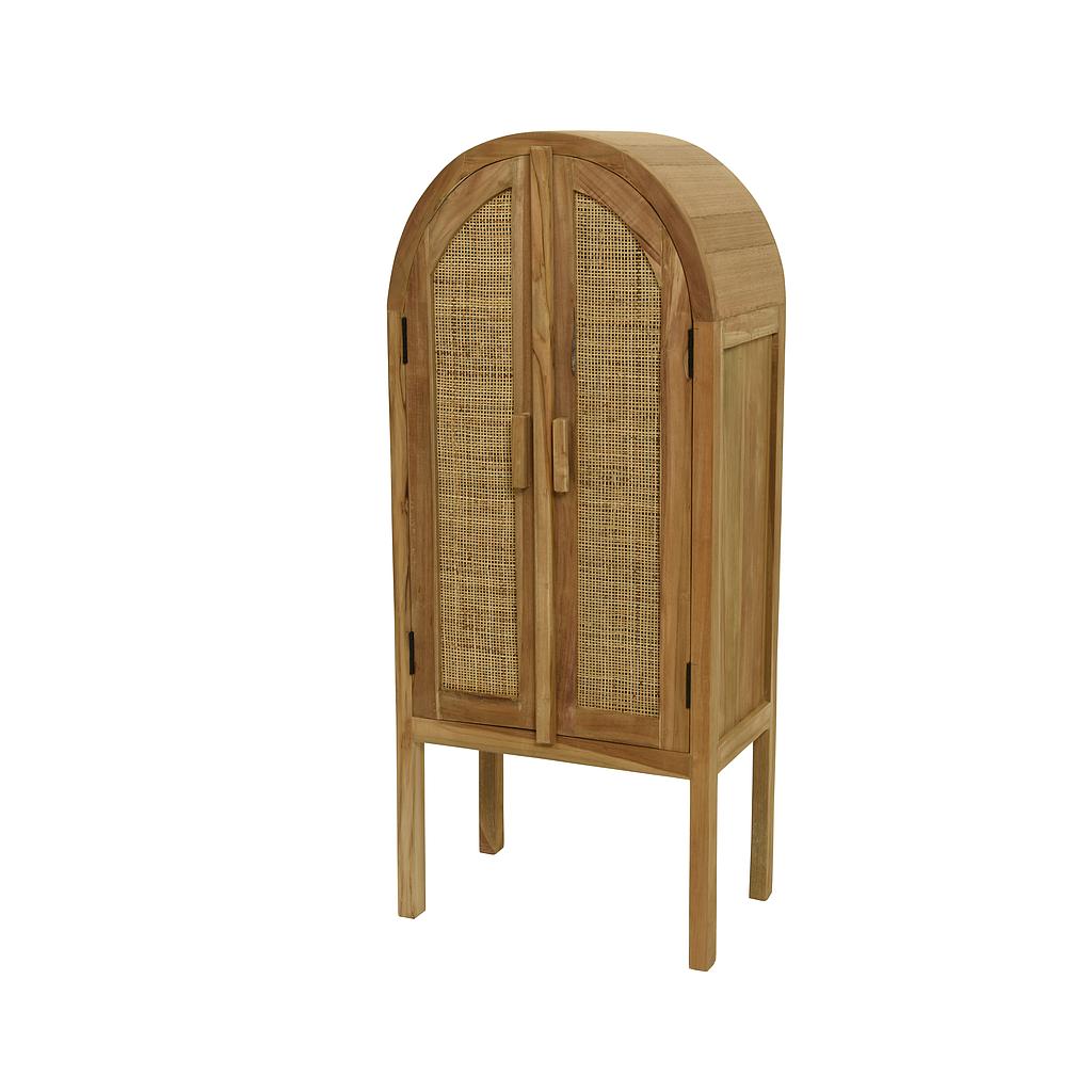 ARMOIRE EN BOIS TEKA - L50-W33-H118CM