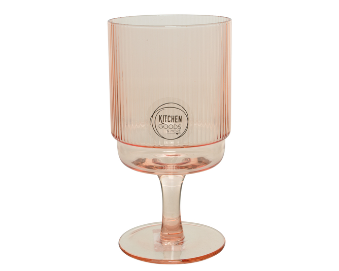 COPA VINO CRISTAL - ROSA -FOOD SAFE