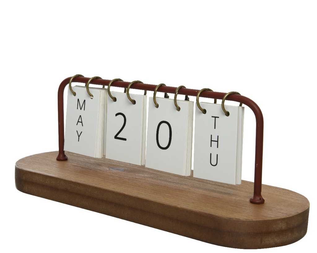 CALENDARIO DE MESA - METAL