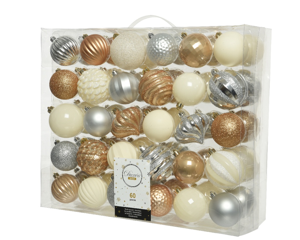 BOULES DE NOEL EN PLASTIQUE 20168