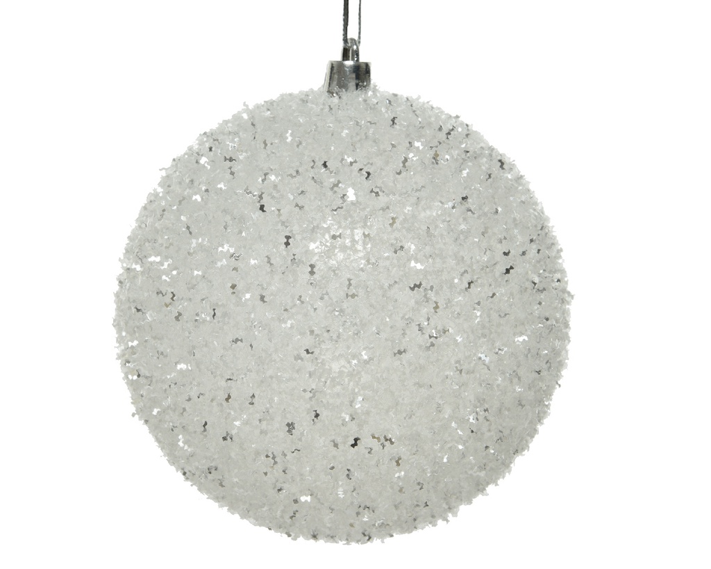 BOULE DE NOEL EN PLASTIQUE GLITTER 25509