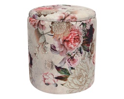 [4-367492] *** STOOL POLYESTER VELVET 367492