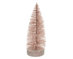 [4-680354] *** MINI SAPIN PAILLETÉ ROSE 680354