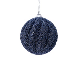 [4-740053] BOULE FOAM A PAILLETTES BLEU NUIT -740053