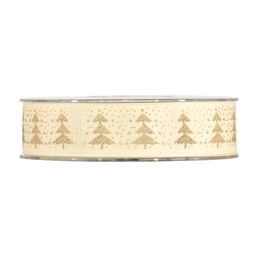 [PV-4426] ***NASTRO XMAS TREES IN GOLD MM25X10MT