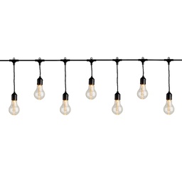 [4-490105] GUIRLANDE D'AMPOULES STYLE LED 950CM - 20LED/CAL/EXT BASE