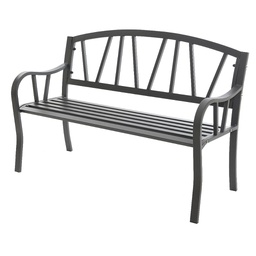 [4-841339] ODENSE BENCH IRON L56-W123-H84CM