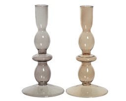 [4-868670] ***CANDLEHOLDER GLASS dia9-H18cm