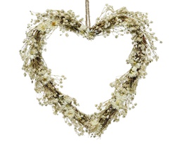 [4-889599] ***WREATH DRIED FLOWER L26-W28-H30cm