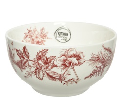 [4-608172] BOWL PORCELAIN dia12.70-H6.70cm