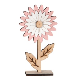 [PV-N869-03] ***WOOD FLOWER CM12,3X4,5XH22,5 PINK