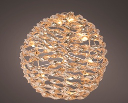 [4-487056] ***MICRO LED BALL BO INDOOR GOLD/WARM WHITE dia15.00cm-20L