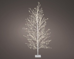 [4-491625] ARBRE DE NOËL POUR EXTERIEUR AVEC ILLUMINATIONS MICROLED - LUMIERE CHAUDE - dia30.00-H150.00cm-1350L