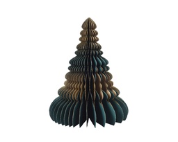 [4-523575] ***TREE PAPER GREEN/GOLD L85.00-W85.00-H90.00cm