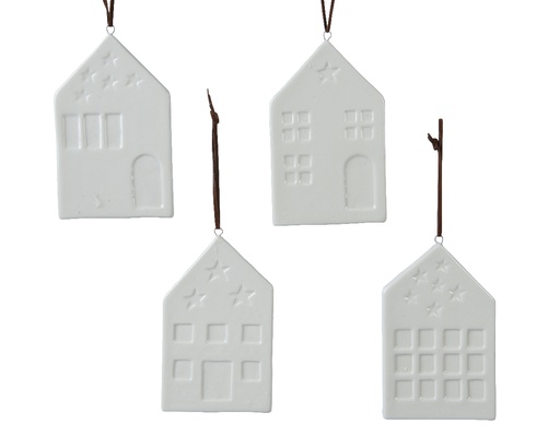 ***HOUSE PORCELAIN WHITE L11.00-W7.00-H0.60cm