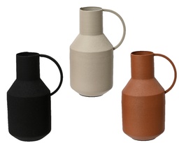 [4-598429] ***VASE IRON ASSORTED L13.00-W11.00-H22.00cm