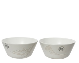 [4-607294] ***BOWL STONEWARE WHITE dia15.00-H7.00cm