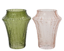 [4-640671] ***VASE GLASS ASSORTED dia15.50-H20.70cm