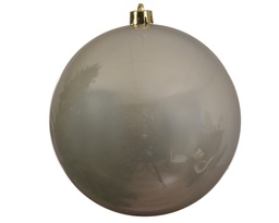 [4-022430] BOULE DE NOEL EN PLASTIQUE - PERLE - dia20.00cm