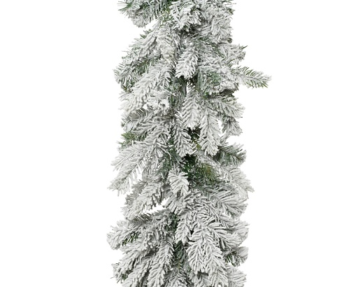 GUIRNALDA GRANDIS GARLAND NEVADO VERDE/BLANCO L270.00-W4.00-H8.00cm