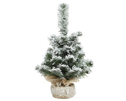 [4-683174] MINI ARBRE IMPERIAL ENNEIGE - VERT/BLANC - dia25.00-H35.00cm